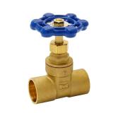 3/4 in. Brass C x C Compact-Pattern Gate Valve An