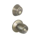 Brandywine Antique Brass Deadbolt Combo Pack