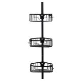 NeverRust Tension Pole Caddy Matte Black