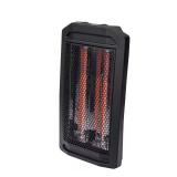 1500-Watt Black 4-Element Halogen Tower Heater