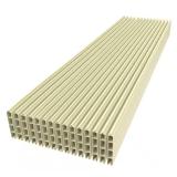 Linden 6x8 Privacy Framed Fence Panel Sand