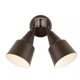 Antique Bronze 2-Head Motion Flood Light