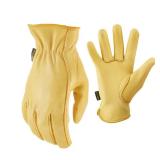 Medium Full Grain Deerskin Work Gloves