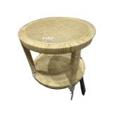 Wicker Side Table 23" x 24-1/4"