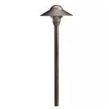 Low Voltage 6 in. Centennial Brass Path Light