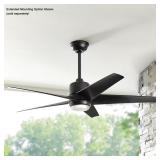 Hampton Bay Mena 54" White LED Ceiling Fan