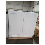 White 2 door Cabinet 36"x36"x12"