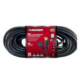 50 ft 14/3 Medium Duty Extension Cord, Black