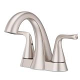 Willa 4-in Centerset 2-Handle Faucet (BN)