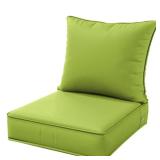 Square Outdoor Cushion Set - Grass Green
