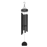 Black Wind Chimes for Outside, 58" Deep Tone
