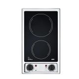 12 in. Radiant Electric Cooktop, 2 Elements