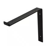 12 in. Black Steel Shelf Bracket