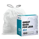 Simplehuman Code V Trash Bags 14.75x28 100-ct