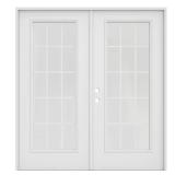 72x80 Primed Steel RH 15-Lite Door
