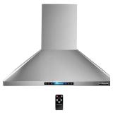 48 in. Wall Mount Range Hood, Stainless