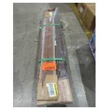 (2) 2" Brown Faux Wood Blinds