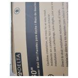 Delta 60" shower wall set.