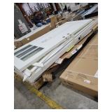 Skid lot of assorted doors