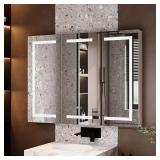 Rectangular Medicine Cabinet with LED Mirror