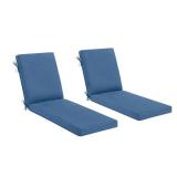Cushionguard Chaise Cushion, Lake Twist