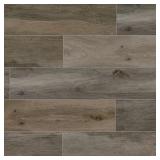 Skid Lot of Selva Ash 8x40 Porcelain Tile, 36 cas