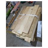 Skid Lot Of Assorted Sized Wood