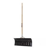 43.63 in. Wood Handle Snow Shovel and Pusher