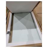 Glass shower doors. Aprox 24"x73"