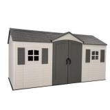 Lifetime 15x8 Legacy Outdoor Shed, Tan