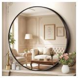 Hochwertiges 31.5 in. Round Wall Mirror