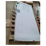 (4) Assorted Glass Doors