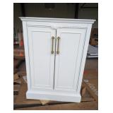 White 24.5" Vanity Without Sink Top *HAS DAMAGE