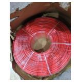 Large Coil of Red PEX-b Tubing