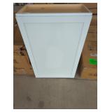 24" x 13" x 36" White Wall Cabinet