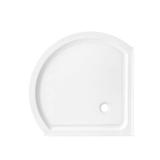 Glamour 38x38 in. White Corner Shower Base