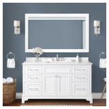 Mara 60" Single Sink Vanity with Stone Top