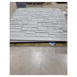 Skid Lot of Grey Curved Faux Block Panels