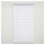 Eclipse 2-in Slat White Faux Wood Blinds