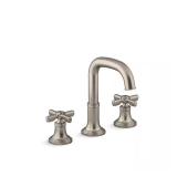 Paces 8 in. Widespread Faucet, Brushed Ni