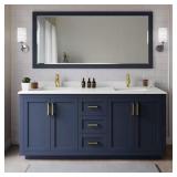 Miranda Bath Vanity w/ White Quartz Top