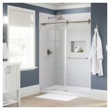 LuxeTrack Greydon Sliding Shower Door