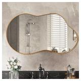 46 in. W x 26 in. H Irregular Mirror