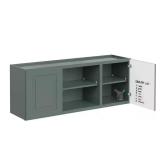 Greenwich Aspen Green Wall Cabinet, 3 Shelves