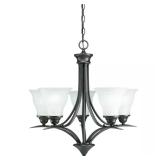 Trinity 5-Light Antique Bronze Chandelier