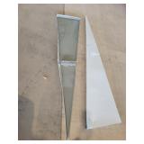 Triangle metal pieces