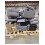 Grey Reclining Couch