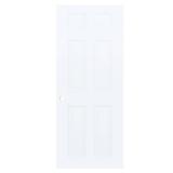 Colonial 6-Panel Solid White Door Slab