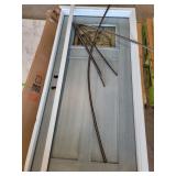 Prehung Exterior Door approx 36"x80", Damaged