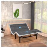 Gray Twin XL Adjustable Bed Frame